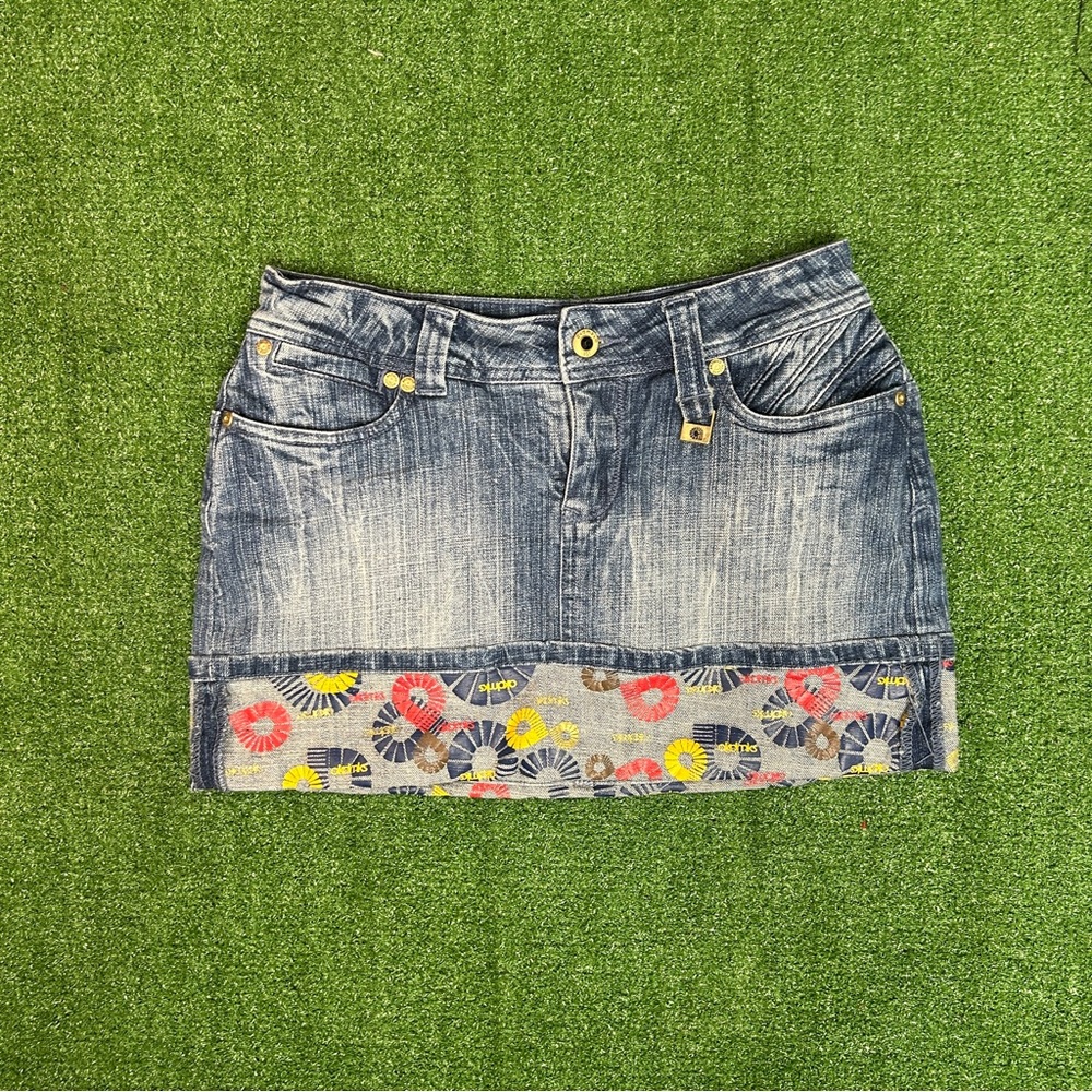 Y2K Akademiks Jean Mini Skirt